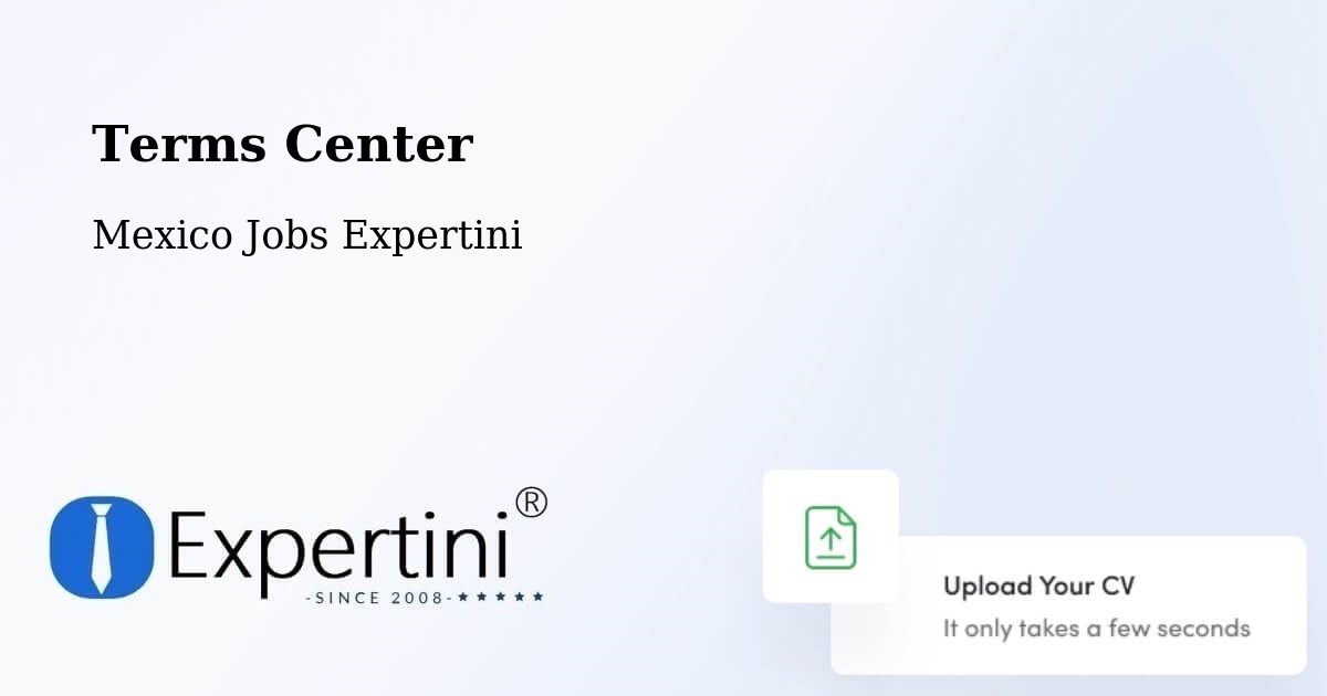 Terms of Service – Actopan - Mexico Jobs Expertini